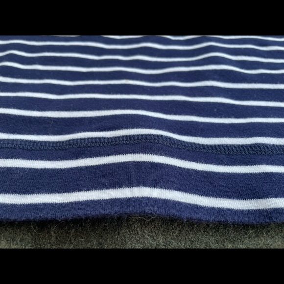 Lauren Ralph Lauren Women’s Small P Navy Blue And White Striped Dress - Picture 4 of 5